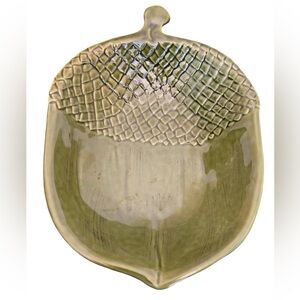 Green Acorn Fall Bowl